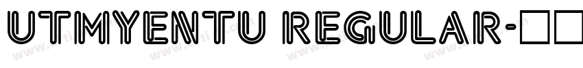 UTMYenTu Regular字体转换